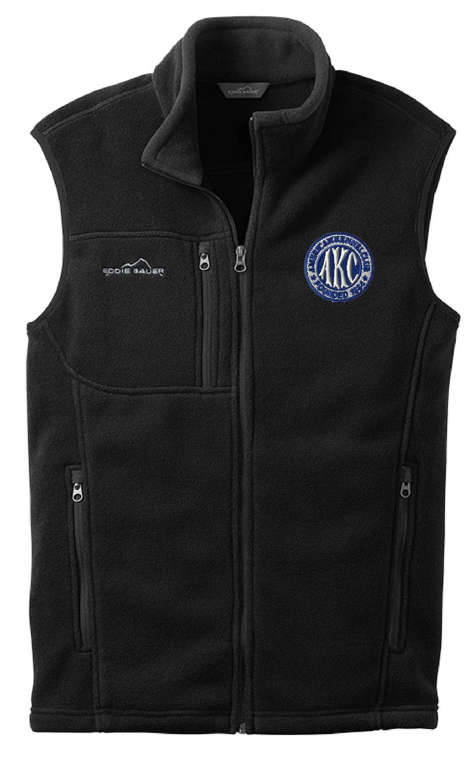 AKC Seal Embroidered Mens Fleece Vest