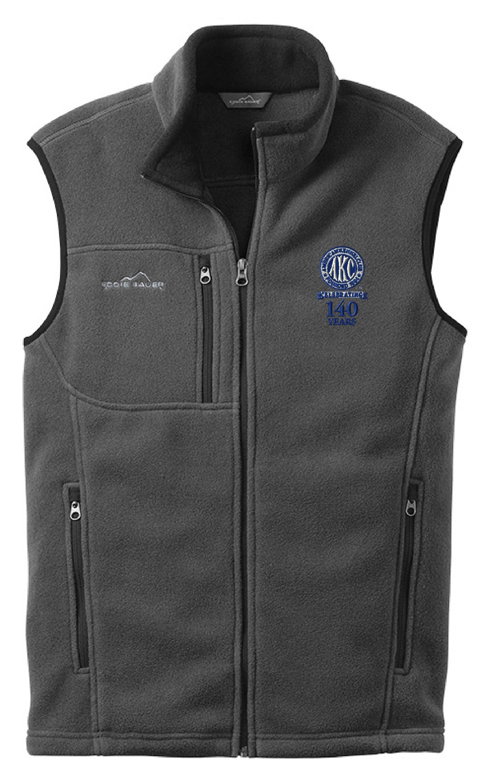 AKC 140th Anniversary  Embroidered Mens Fleece Vest