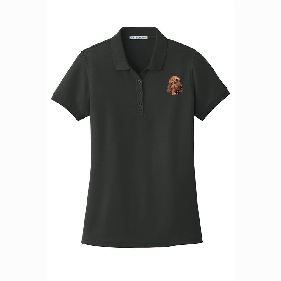 Bloodhound Embroidered Women's Short Sleeve Polos