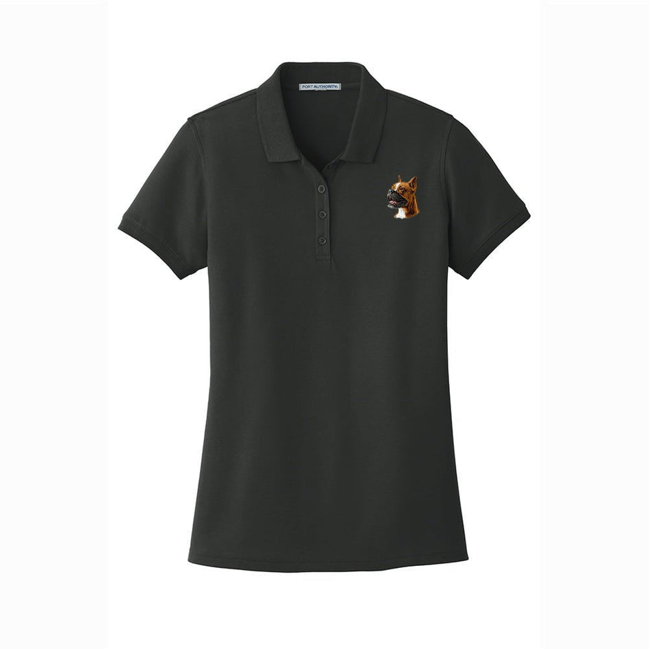Boxer Embroidered Women's Short Sleeve Polos