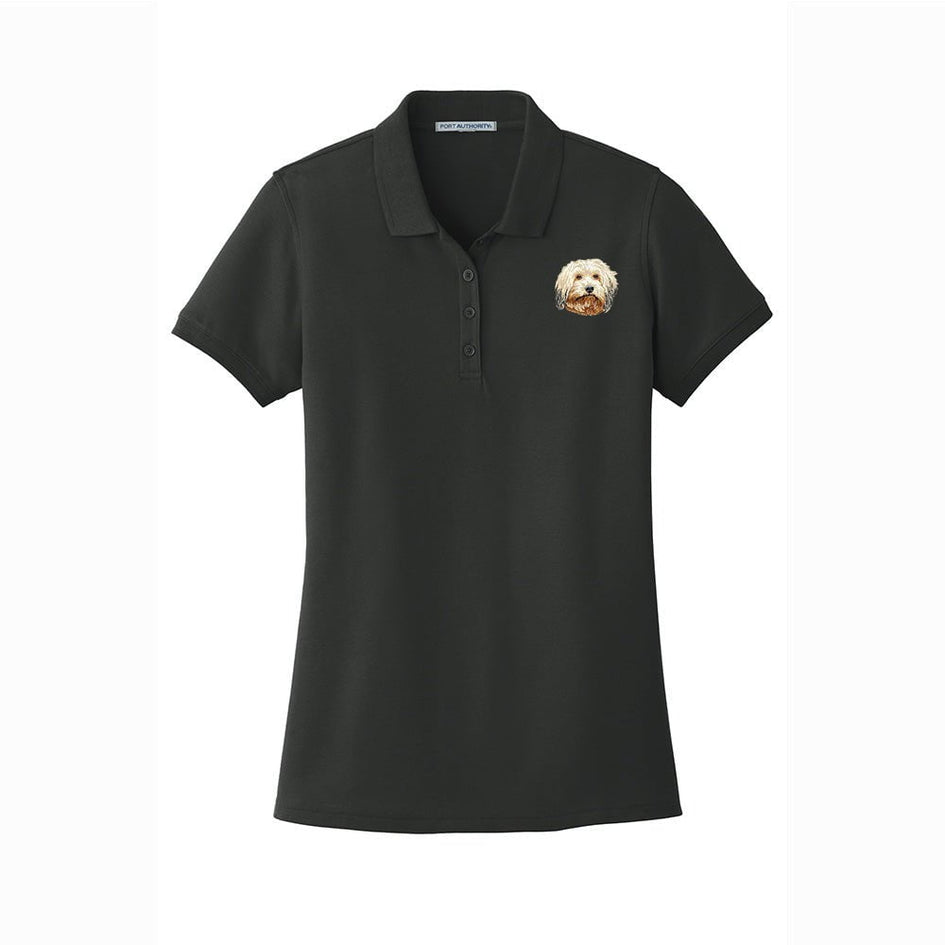 Havanese Embroidered Women's Short Sleeve Polos