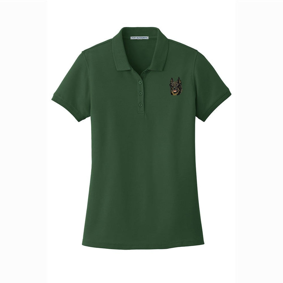 Beauceron Embroidered Women's Short Sleeve Polos