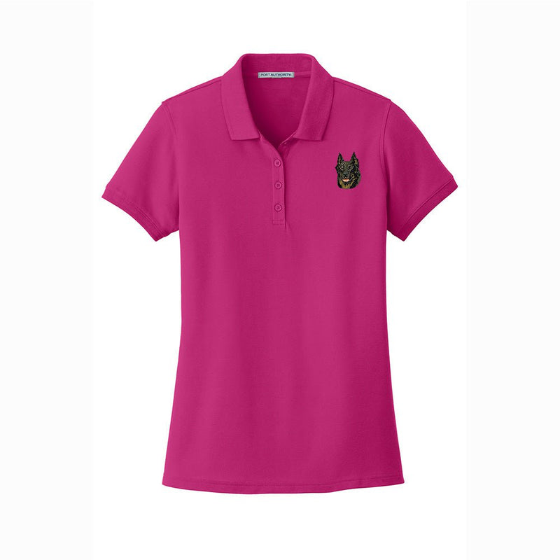 Beauceron Embroidered Women's Short Sleeve Polos