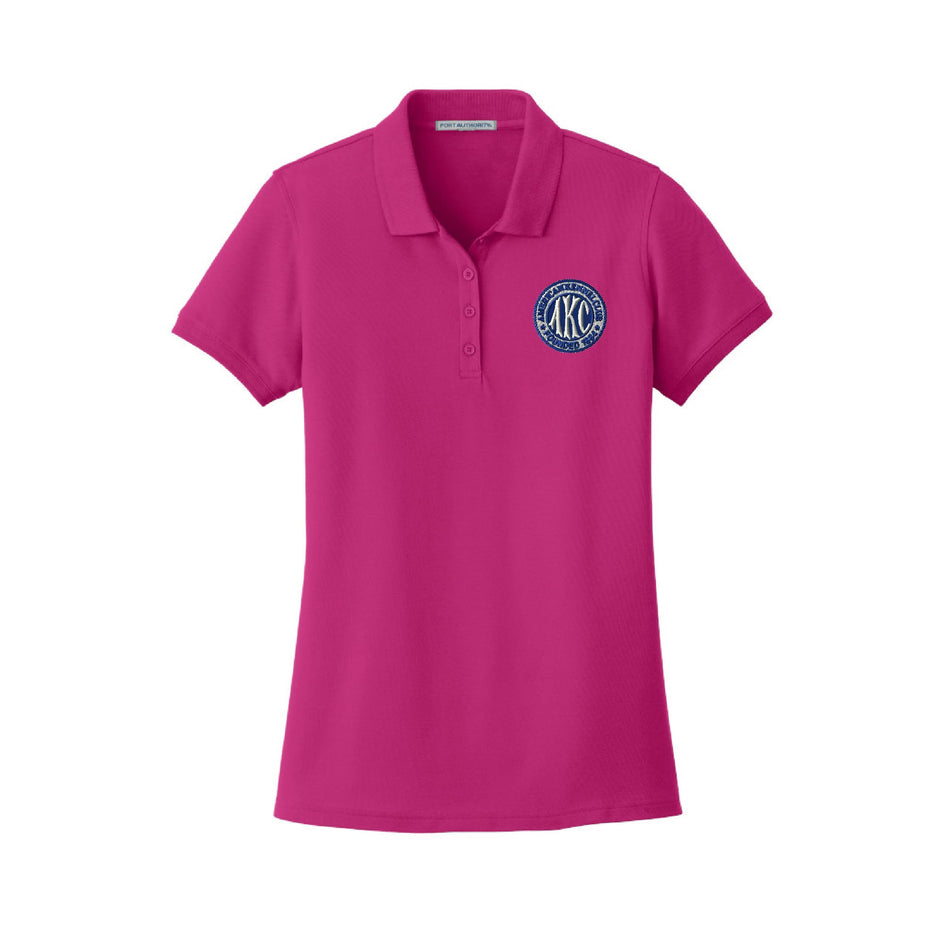 AKC Seal Embroidered Women's Short Sleeve Polos