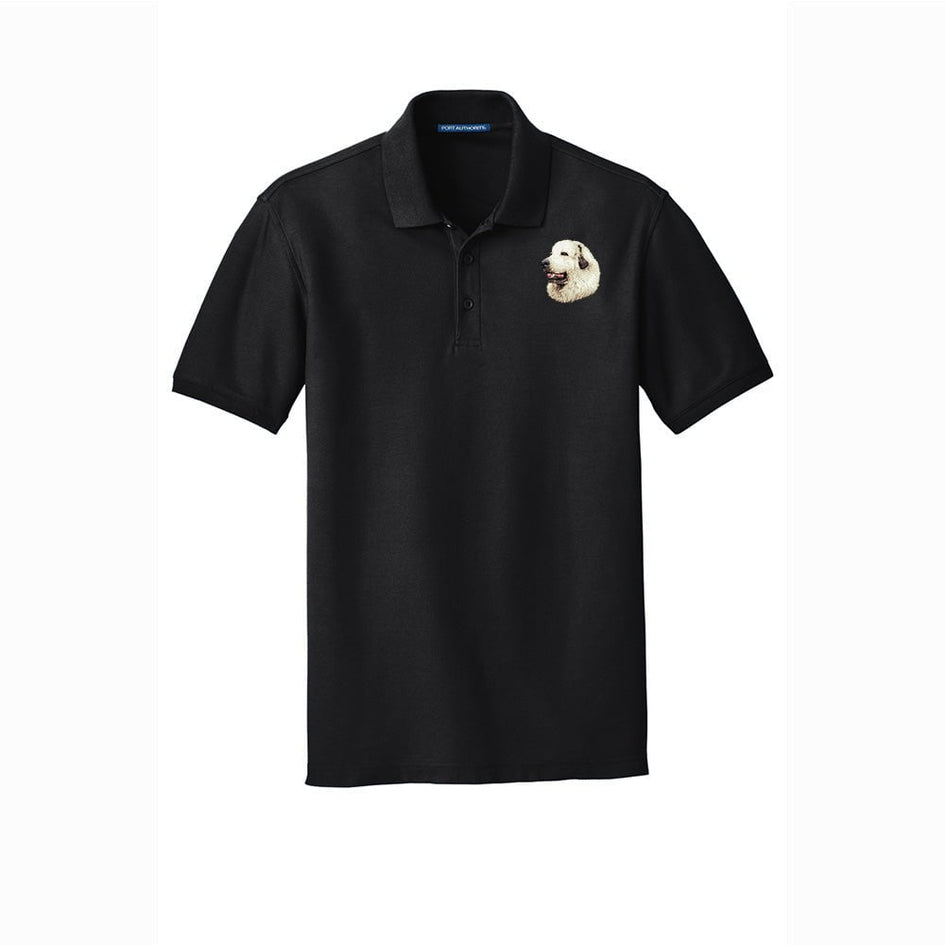 Great Pyrenees Embroidered Men's Short Sleeve Polo