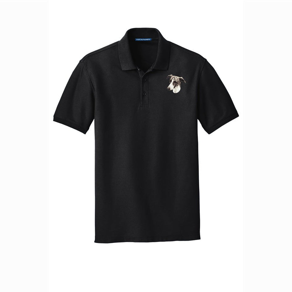 Greyhound Embroidered Men's Short Sleeve Polo