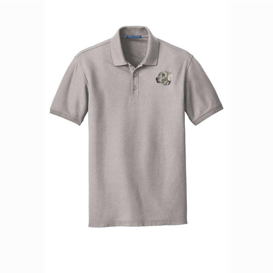 Weimaraner Embroidered Men's Short Sleeve Polo