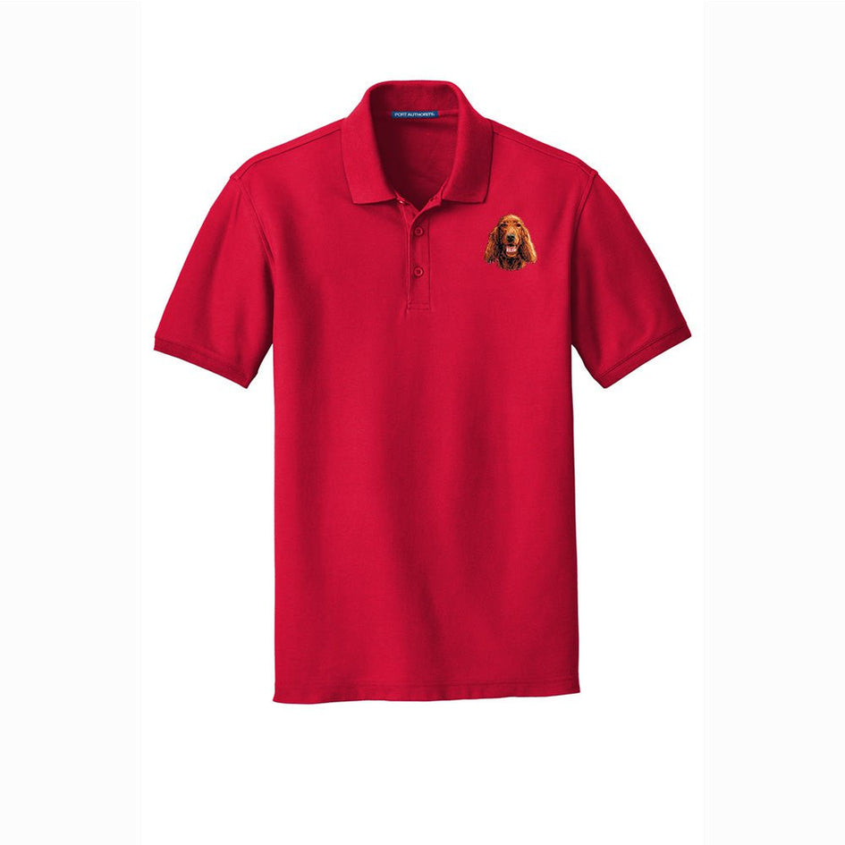 Irish Setter Embroidered Men's Short Sleeve Polo