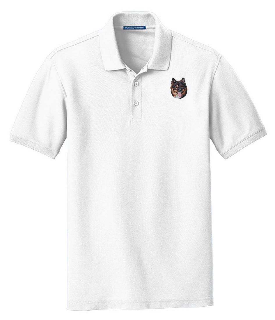 Finnish Lapphund Embroidered Men's Short Sleeve Polo