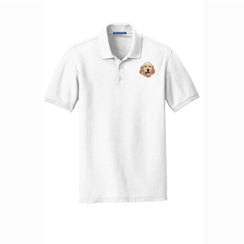 English Setter Embroidered Men's Short Sleeve Polo