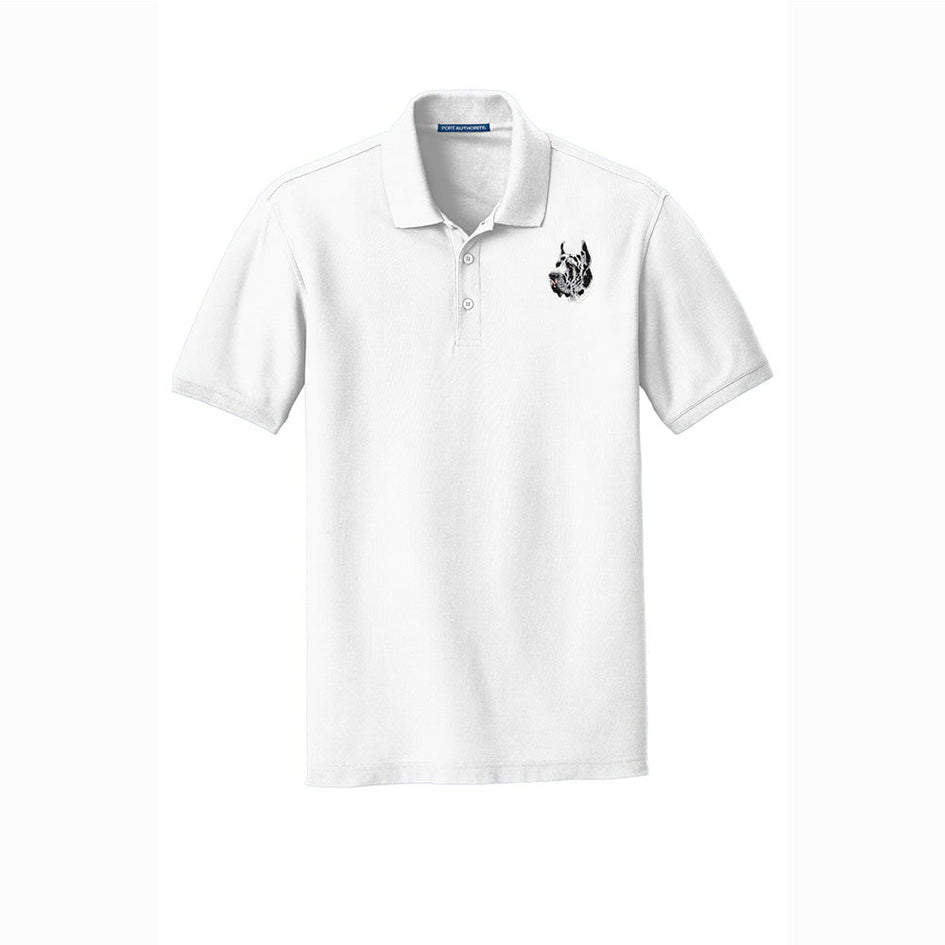 Great Dane Embroidered Men's Short Sleeve Polo