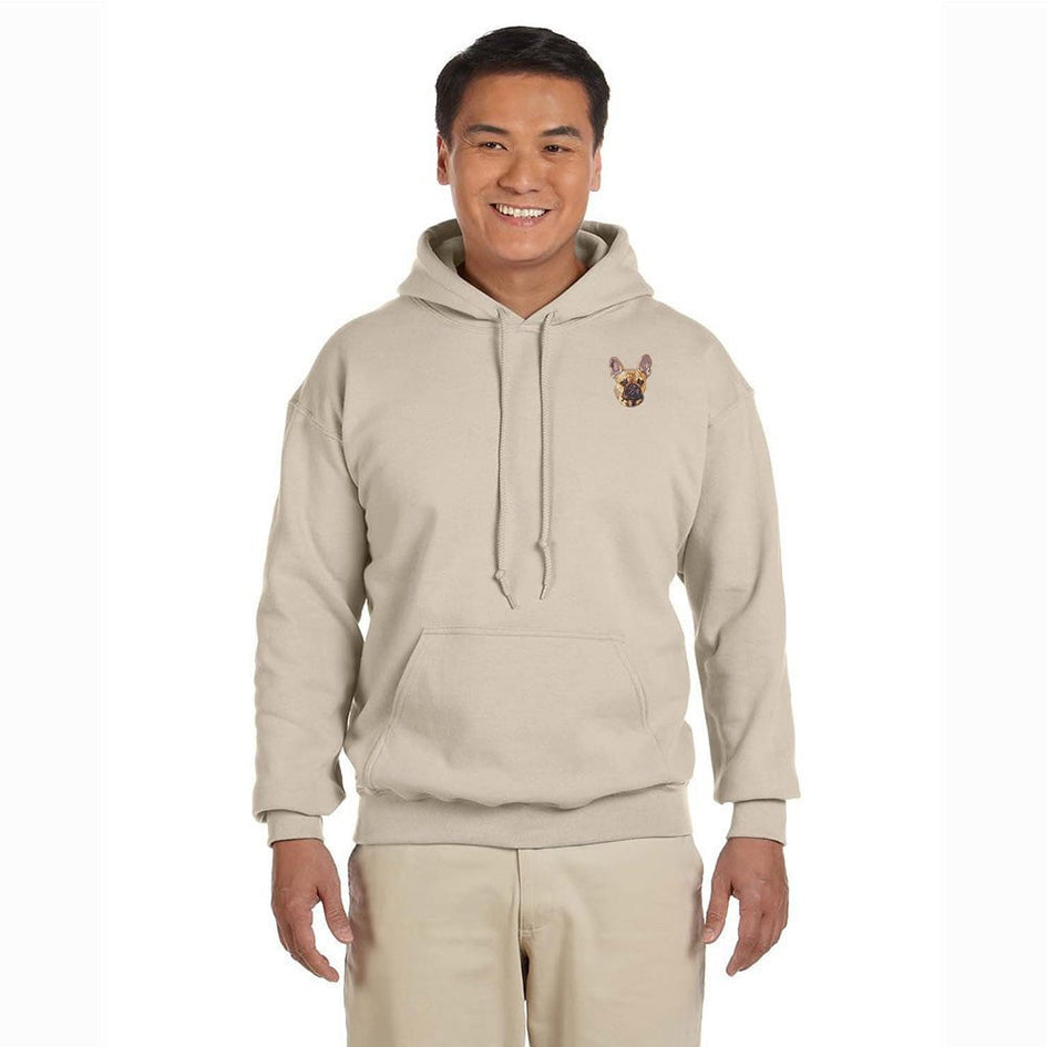 French Bulldog Embroidered Unisex Pullover Hoodie