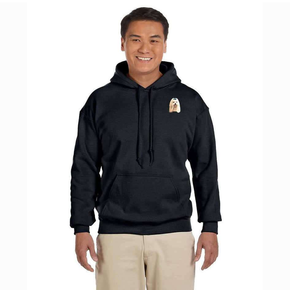 Maltese Embroidered Unisex Pullover Hoodie