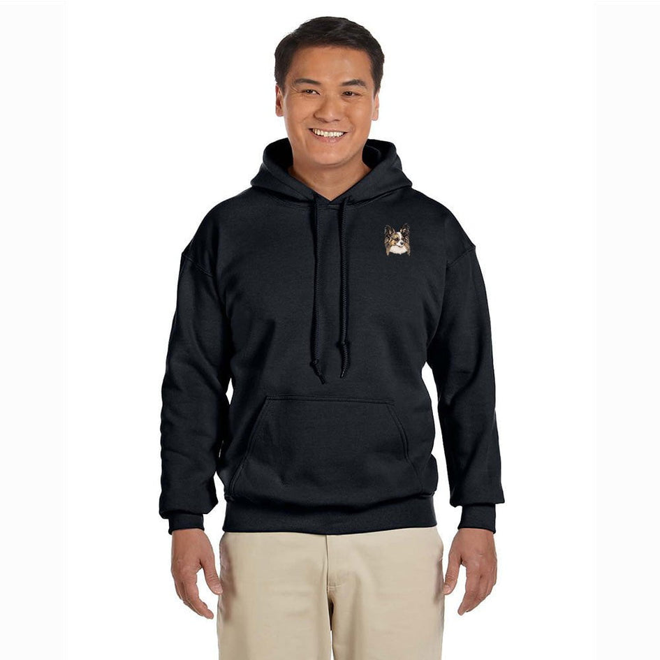 Papillon Embroidered Unisex Pullover Hoodie