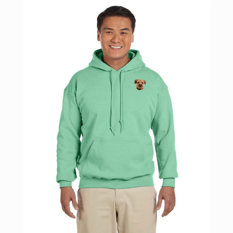 Border Terrier Embroidered Unisex Pullover Hoodie