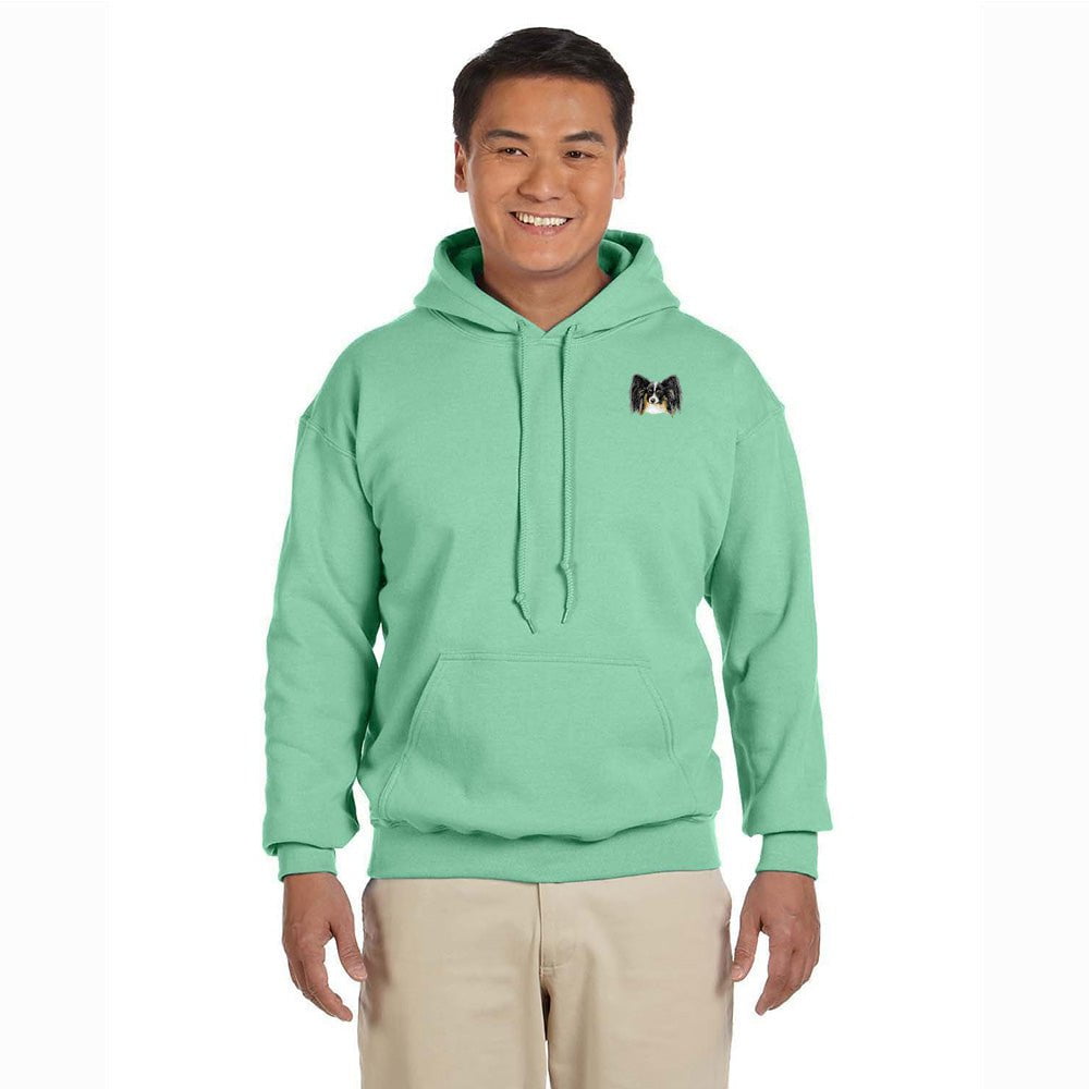 Embroidered pullover hoodie sale