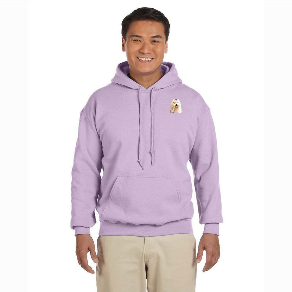 Maltese Embroidered Unisex Pullover Hoodie