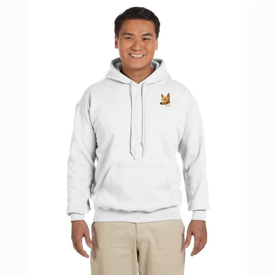 Basenji Embroidered Unisex Pullover Hoodie