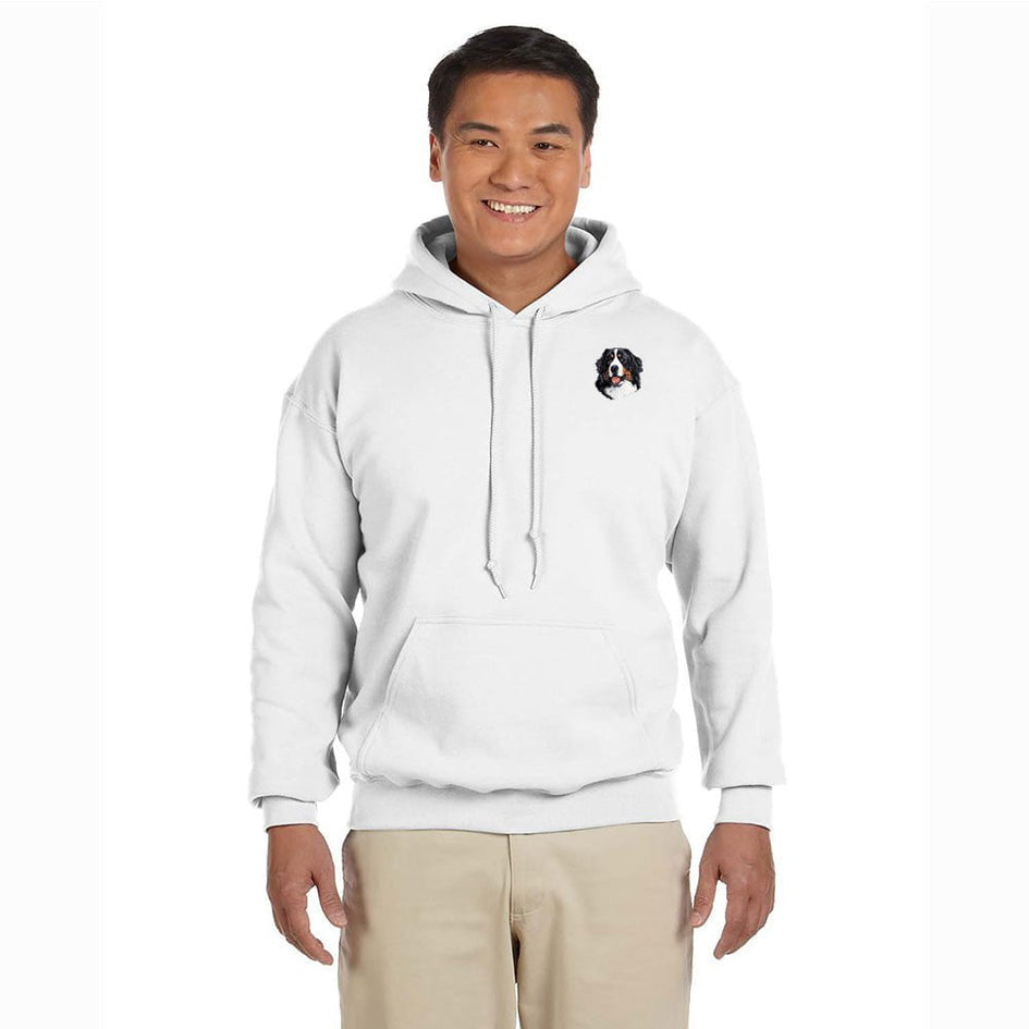 Bernese Mountain Dog Embroidered Unisex Pullover Hoodie