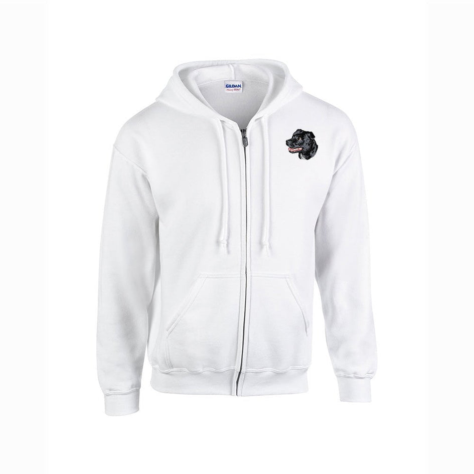 Staffordshire Bull Terrier Embroidered Unisex Zipper Hoodie
