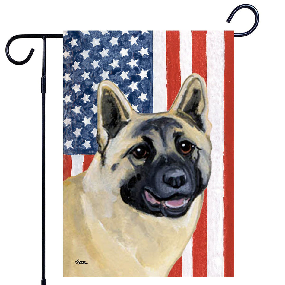 Akita Americana Garden Flag