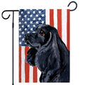 Cocker Spaniel Americana Garden Flag