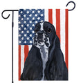 Cocker Spaniel Americana Garden Flag