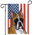 Boxer Americana Garden Flag