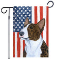 Bull Terrier Americana Garden Flag