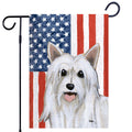 Chinese Crested Powderpuff  Americana Garden Flag