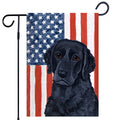Curly-Coated Retriever Americana Garden Flag