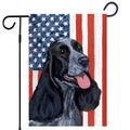 English Cocker Spaniel Americana Garden Flag