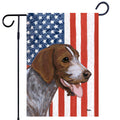 German Shorthaired Pointer Americana Garden Flag