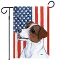 Russell Terrier Americana Garden Flag