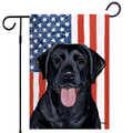 Labrador Retriever Americana Garden Flag
