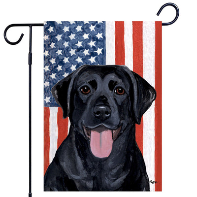 Labrador Retriever Americana Garden Flag