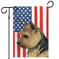 Norwich Terrier Americana Garden Flag