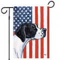 Pointer Americana Garden Flag