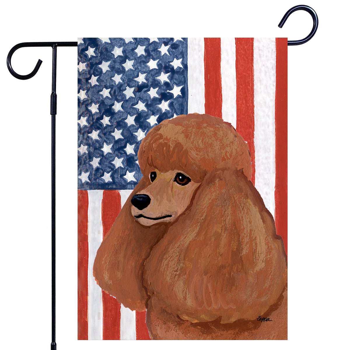 Poodle Americana Garden Flag | AKC Shop