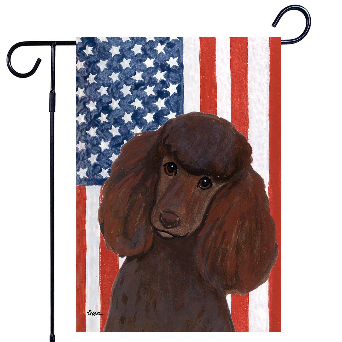Poodle Americana Garden Flag | AKC Shop