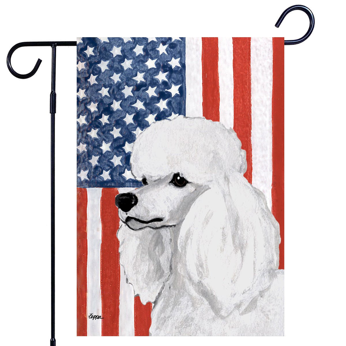 Poodle Americana Garden Flag | AKC Shop