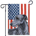 Scottish Deerhound Americana Garden Flag