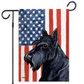 Scottish Terrier Americana Garden Flag