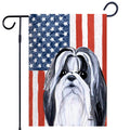 Shih Tzu Americana Garden Flag