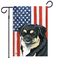 Tibetan Spaniel Americana Garden Flag