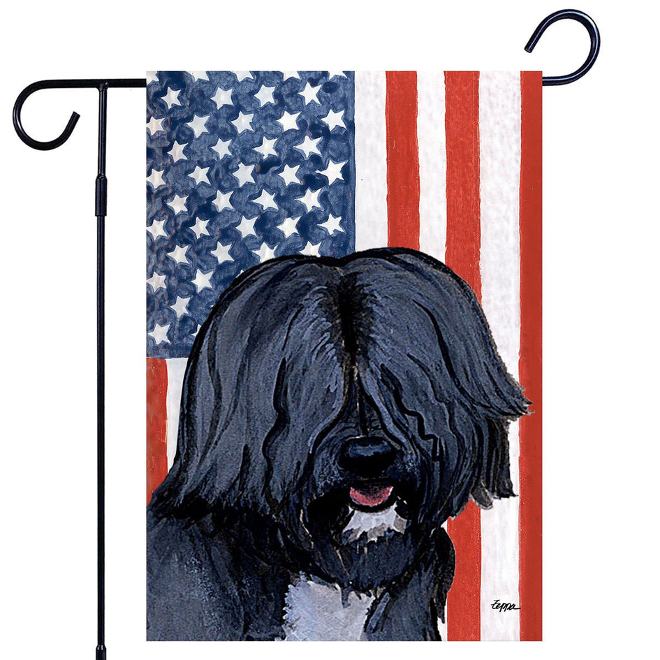 Tibetan Terrier Americana Garden Flag