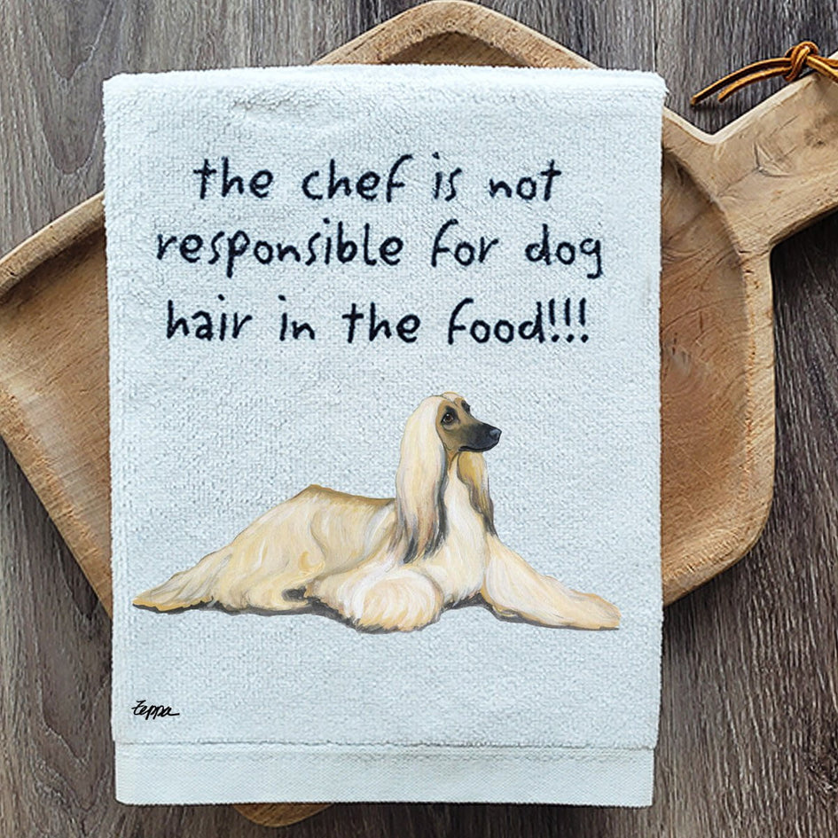 Afghan Hound Dish Towel