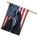 Cocker Spaniel Americana House Flag