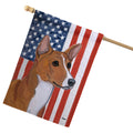 Basenji Americana House Flag