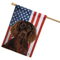 Boykin Spaniel Americana House Flag